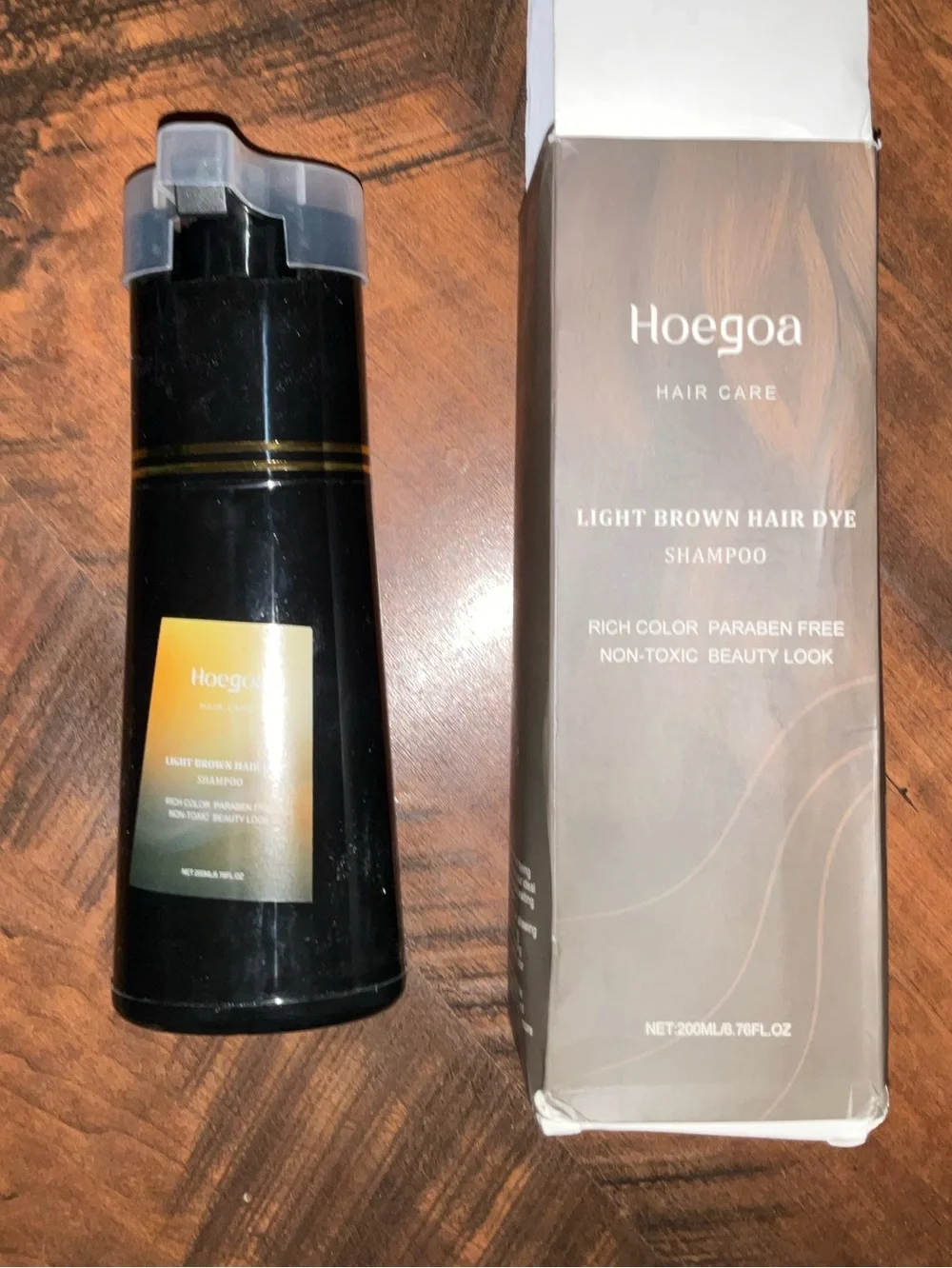 Hoegoa Hair Care light brown hair dye shampoo